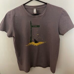 Gray Sesame Street Graphic T-Shirt
